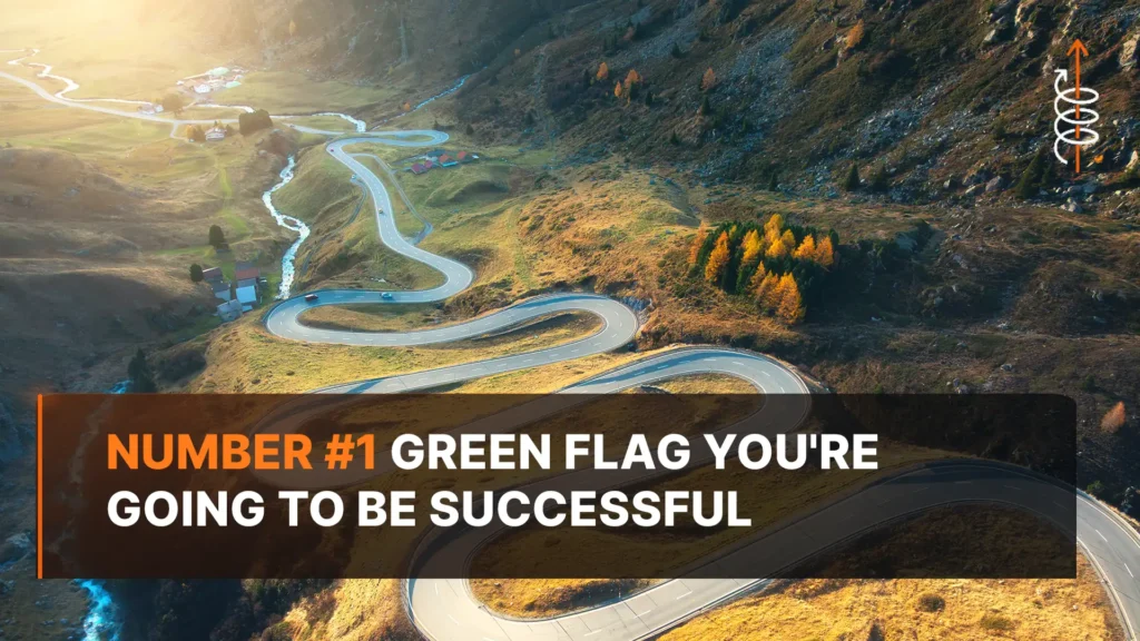 Empty road curving toward the horizon representing steering your inner state toward success